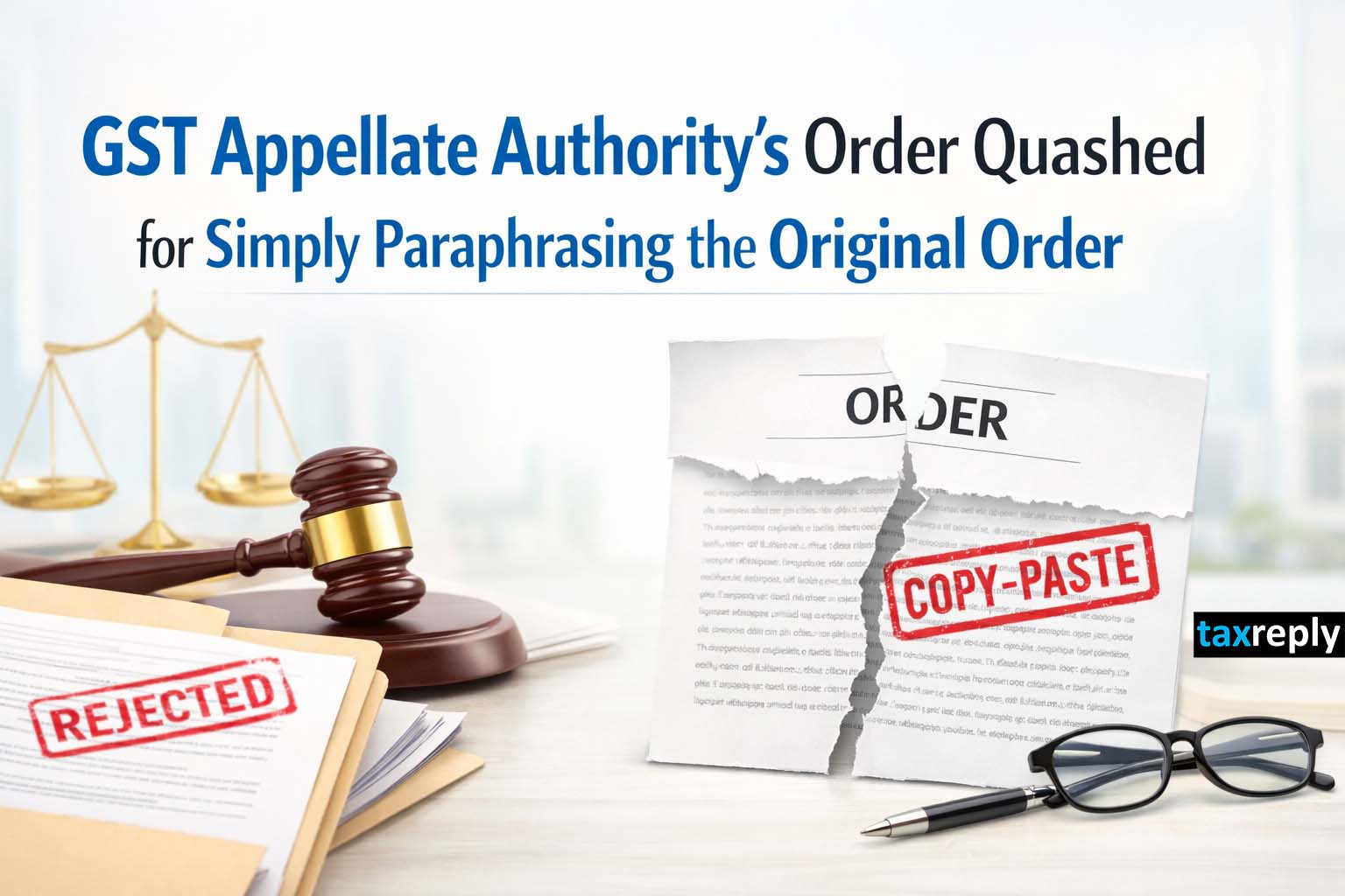 GST Appellate Authority’s Order Quashed for Simply Paraphrasing the ...