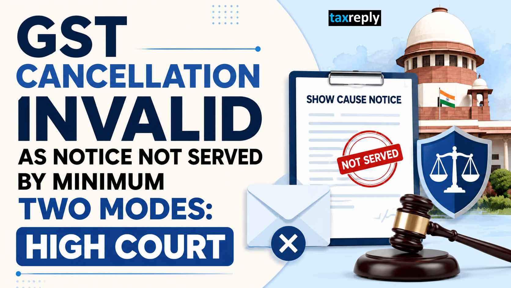 GST Registration Cancellation Invalid as Show Cause Notice Was Not ...